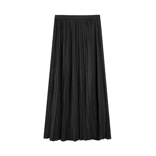 Pre Order:  Classic Solid Pleated  A-Line Skirt