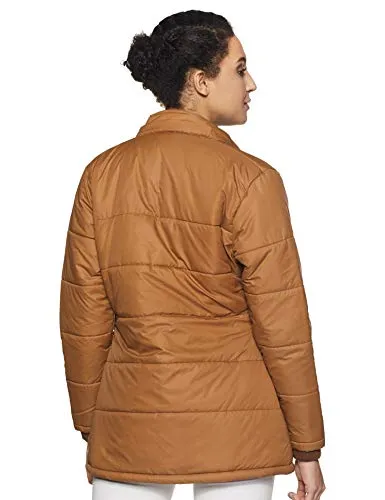 Qube By Fort Collins Women's Parka Coat (88406AZ_Tan_M)