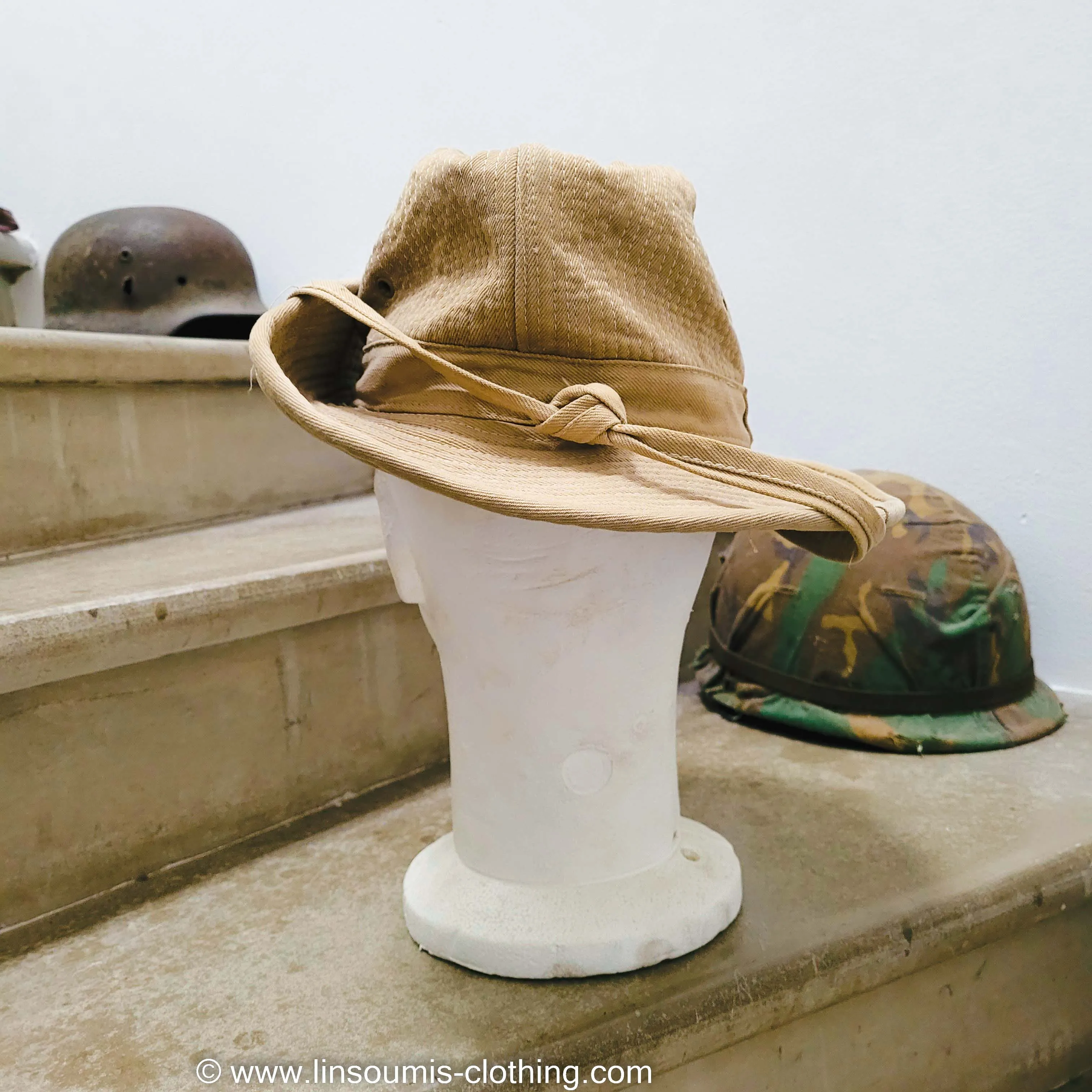 Rare french 50's Indochina paratrooper hat / Broussard années 50 Indochine