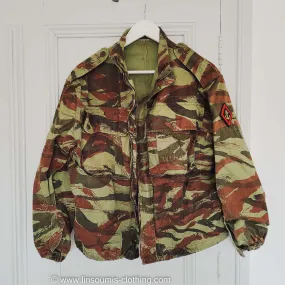 Rare french lizard camo paratrooper 1947 to 1956 jacket / Rare veste para 47/56 français Indochine