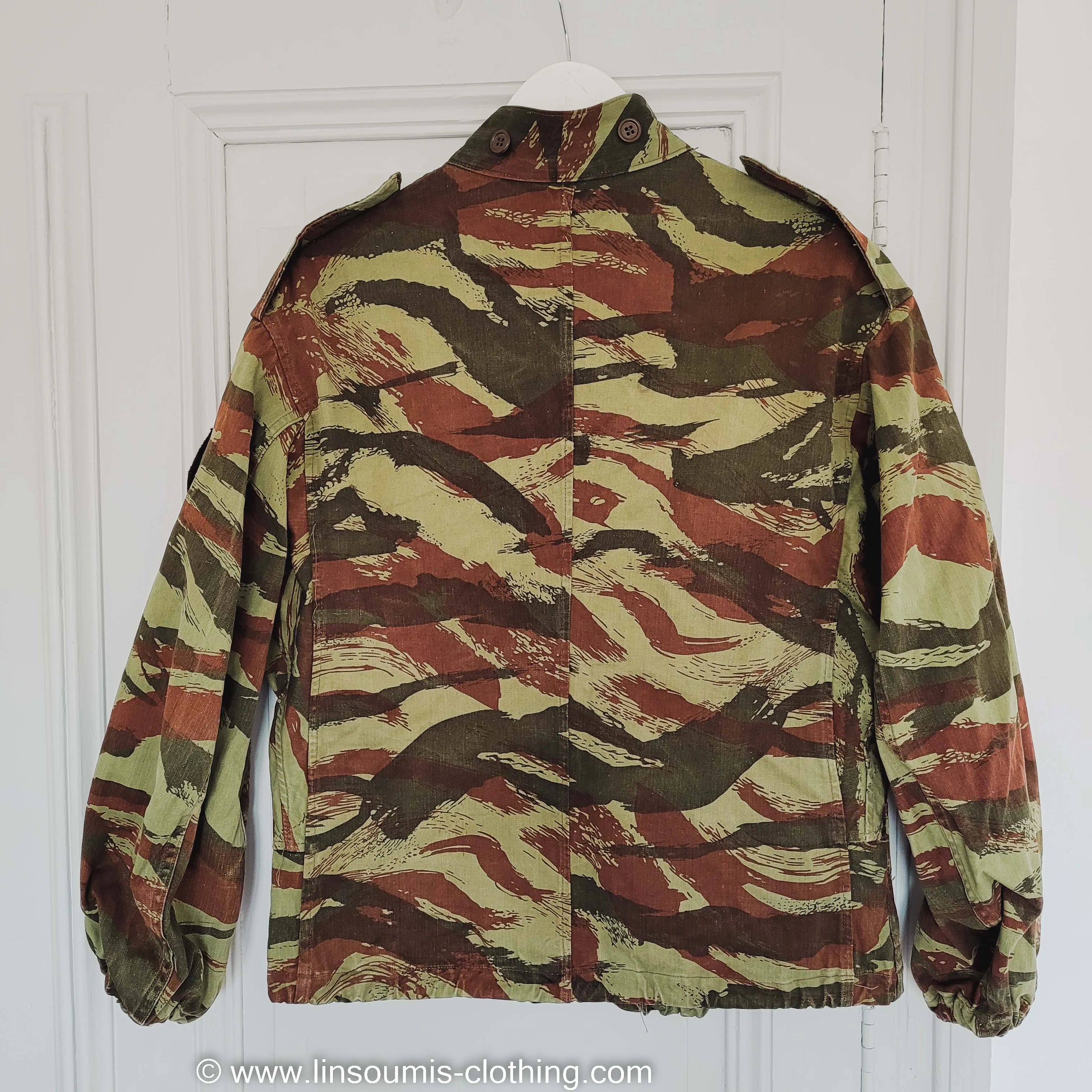 Rare french lizard camo paratrooper 1947 to 1956 jacket / Rare veste para 47/56 français Indochine