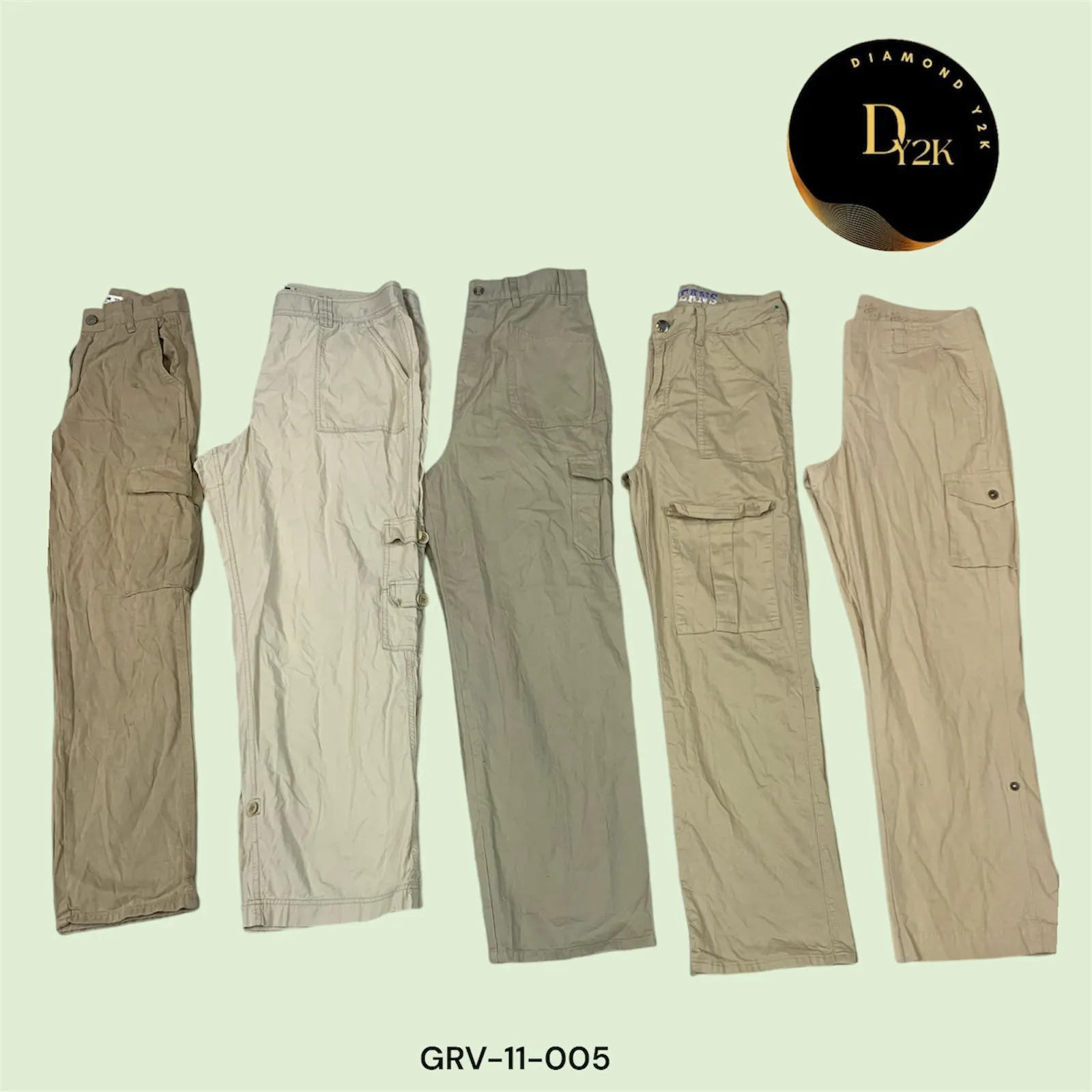 Retro Cargo Pants - Bring Back the Y2K Vibe (GRV-11-005)