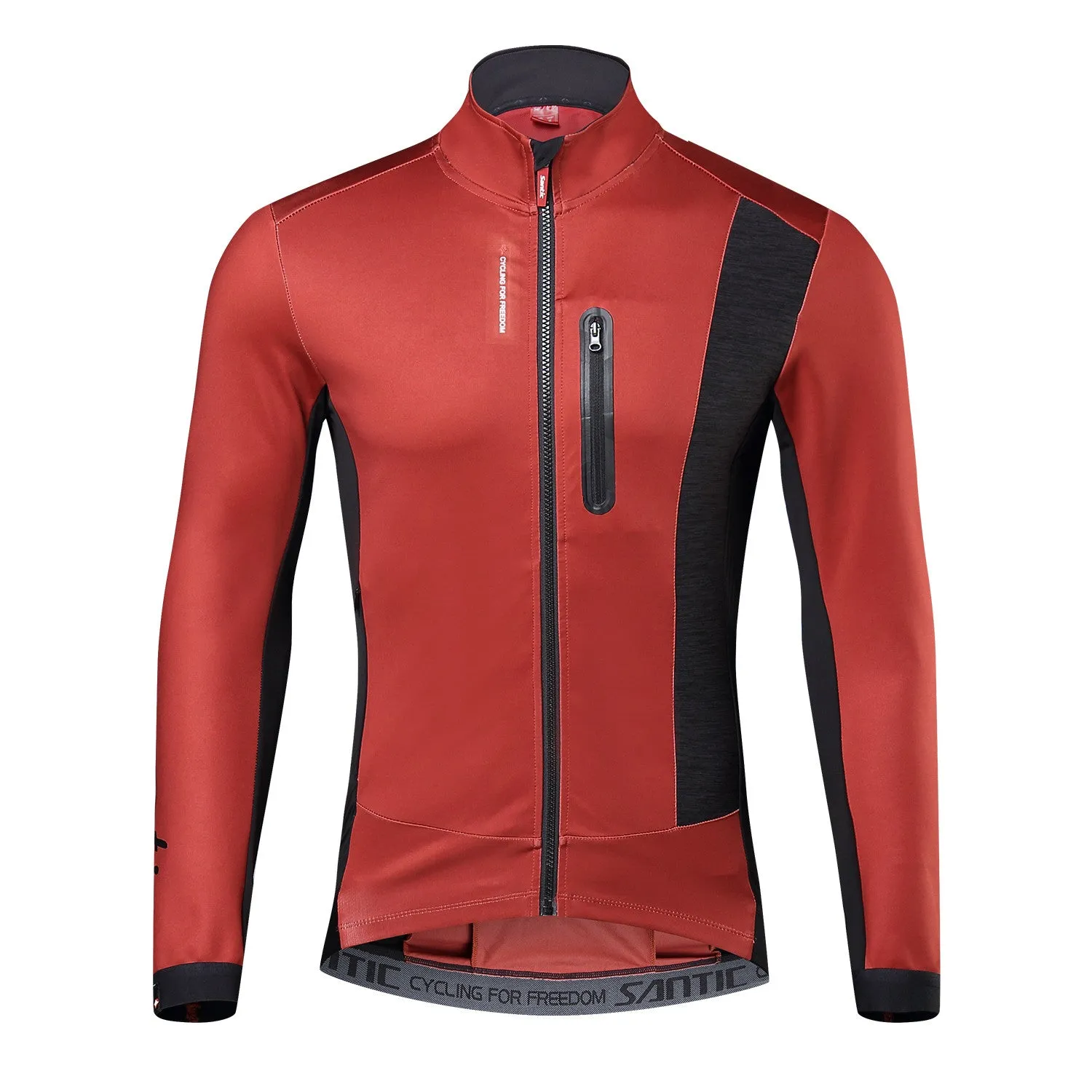 Santic Golmore Orange Men Cycling Jacket Long Sleeve