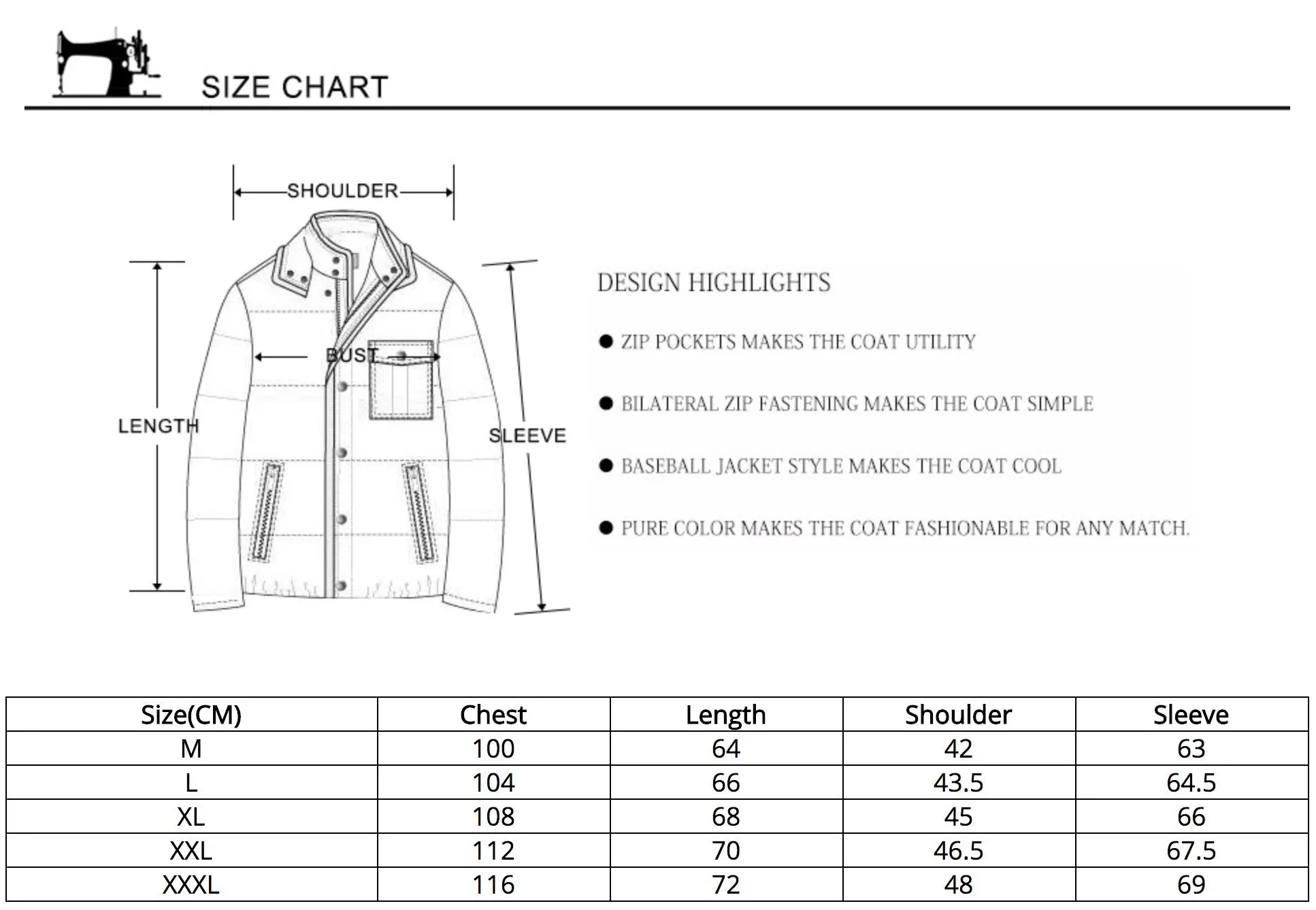 Shoulder Stitched Biker Style Men PU Leather Jacket