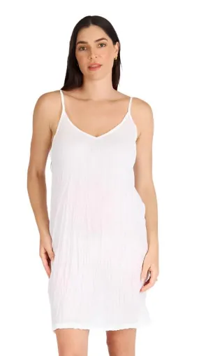 Slip Dress White