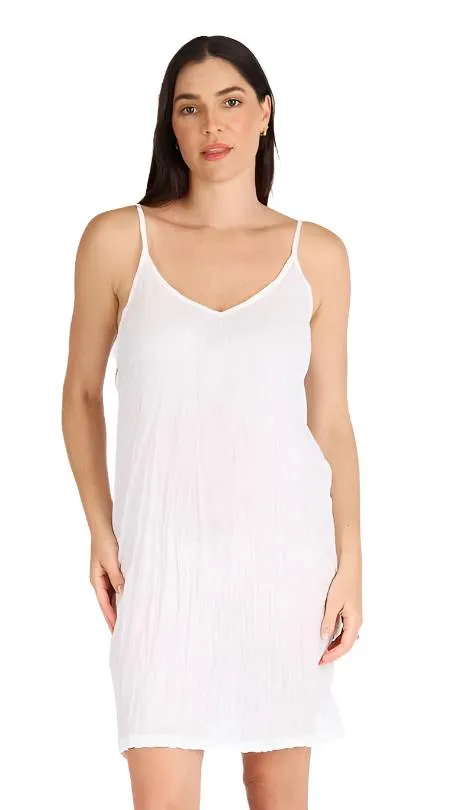 Slip Dress White