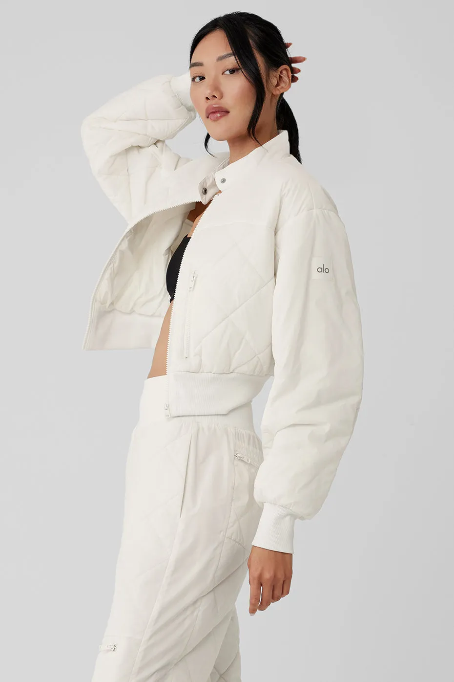 Snowrider Puffer Jacket - Ivory