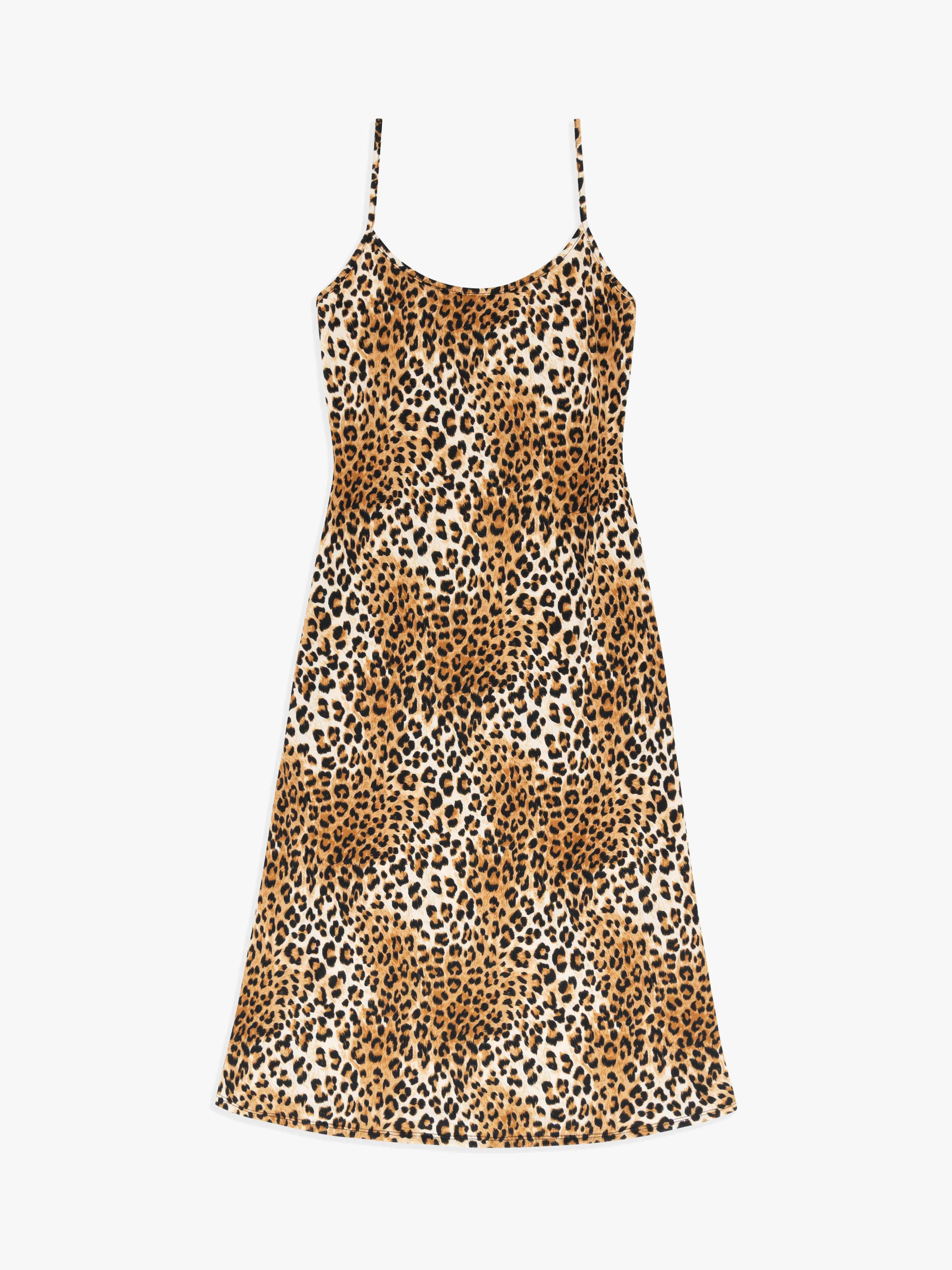 Sofia Slip Dress - Leopard