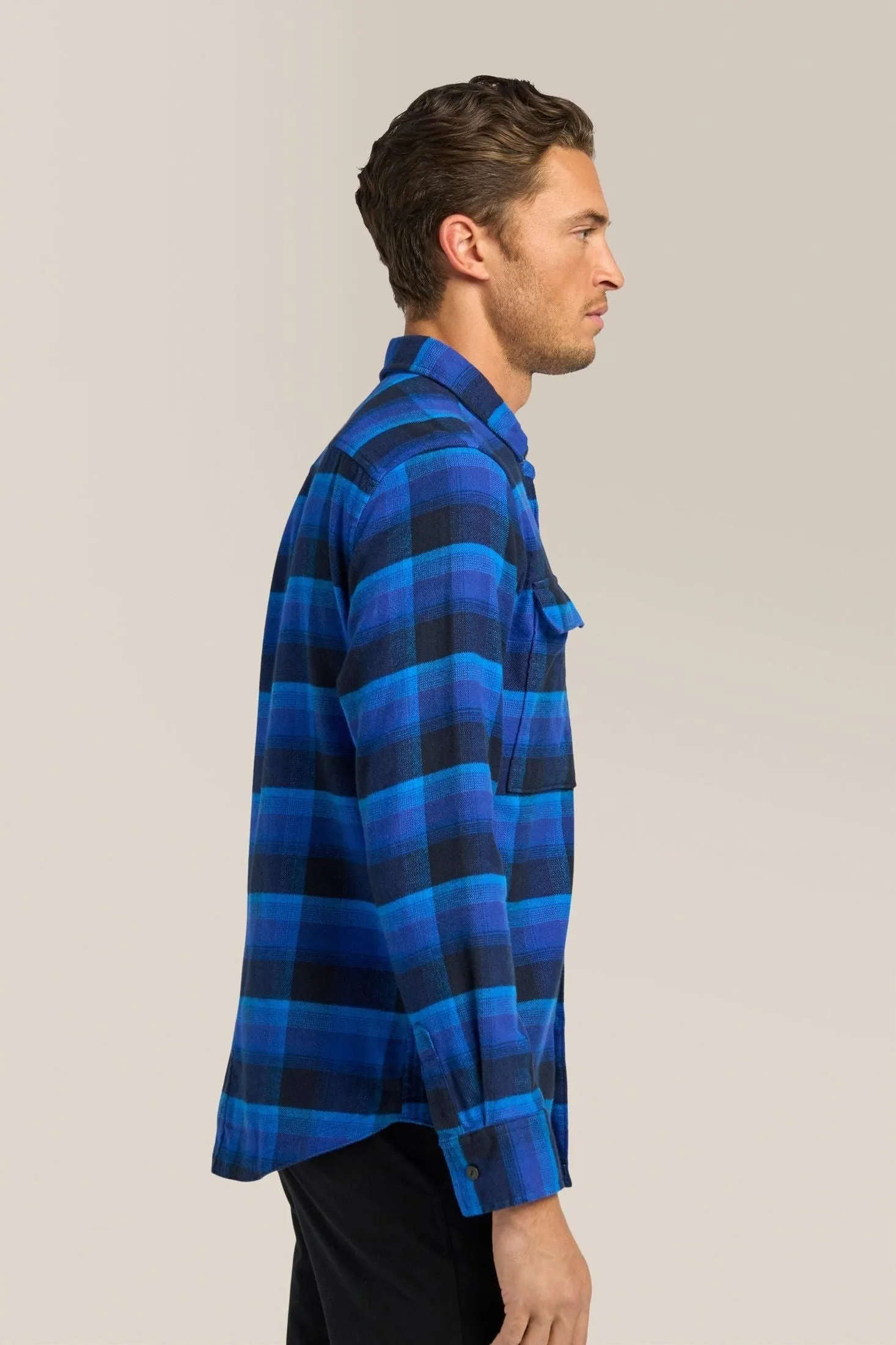 Stadium Shirt Jacket | Responsible Cotton Flannel