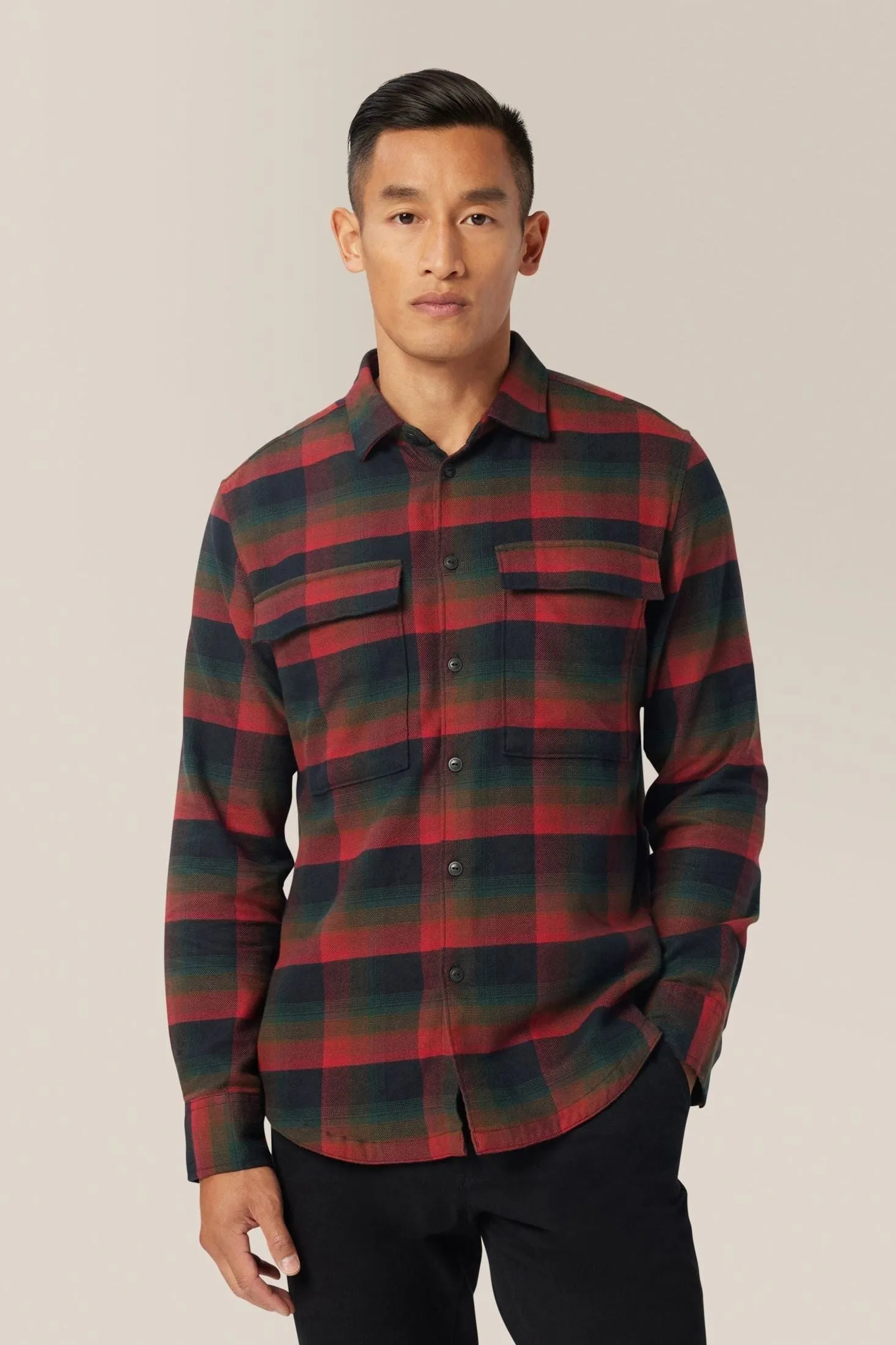 Stadium Shirt Jacket | Responsible Cotton Flannel