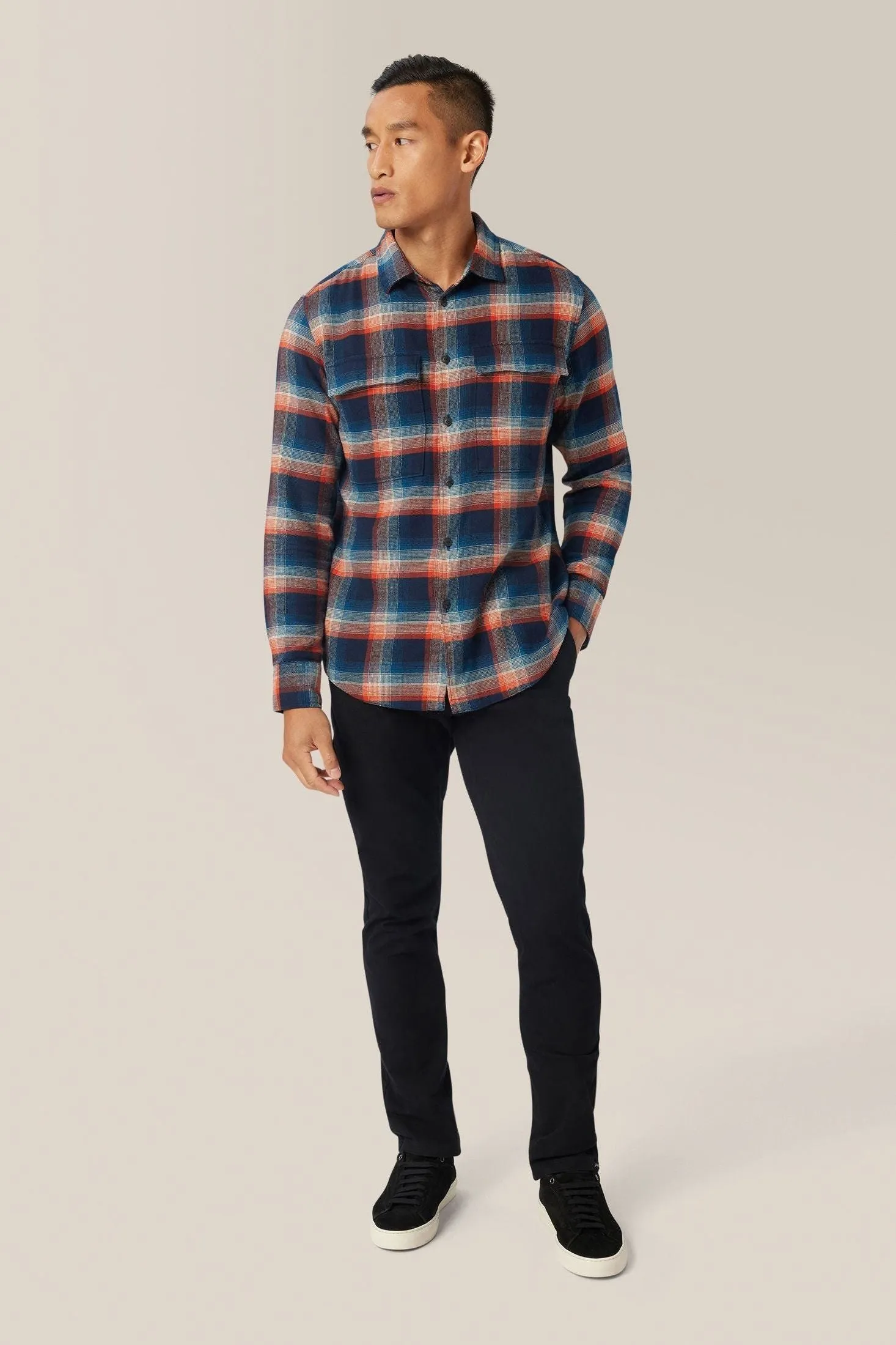 Stadium Shirt Jacket | Responsible Cotton Flannel