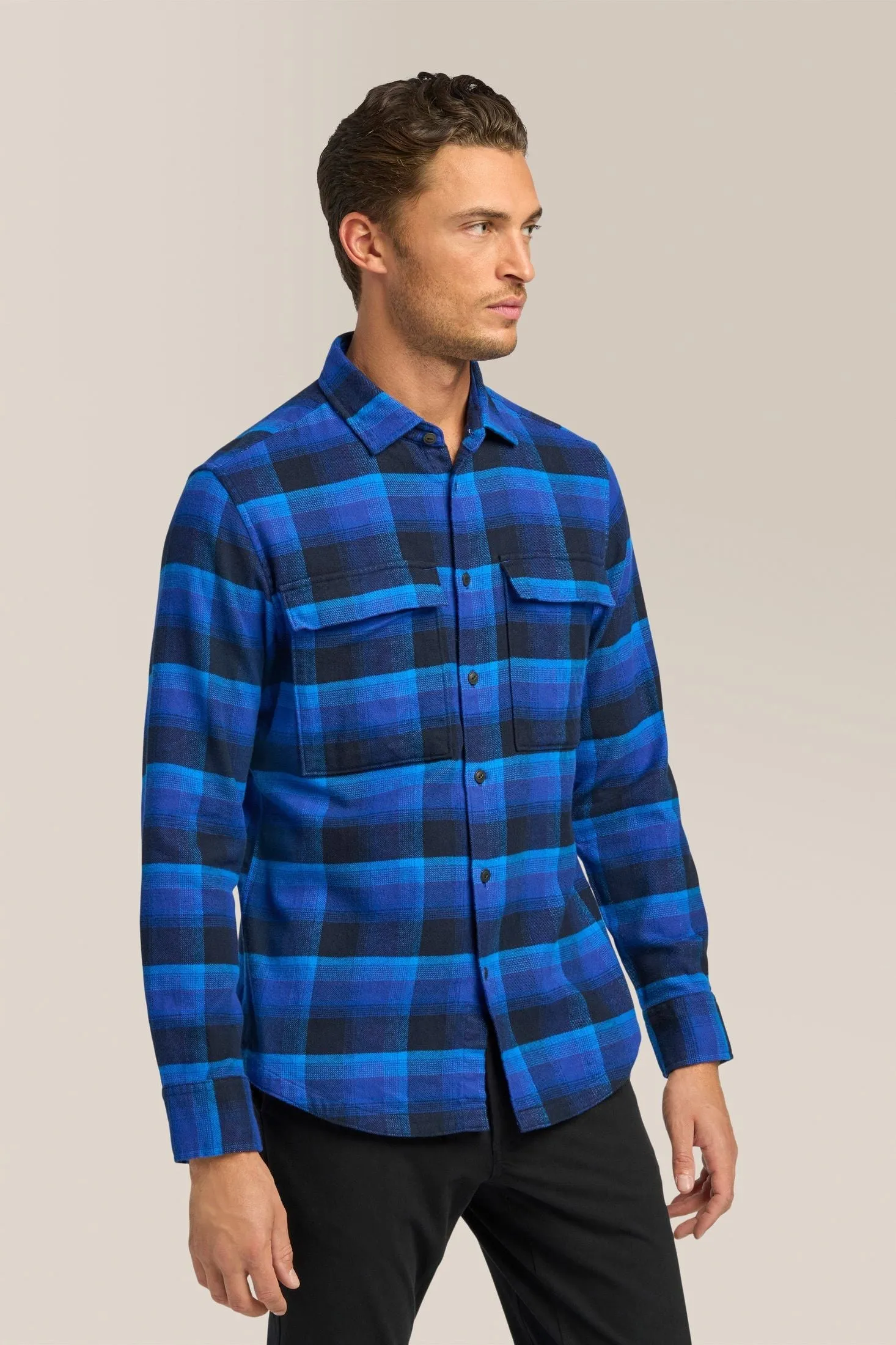 Stadium Shirt Jacket | Responsible Cotton Flannel