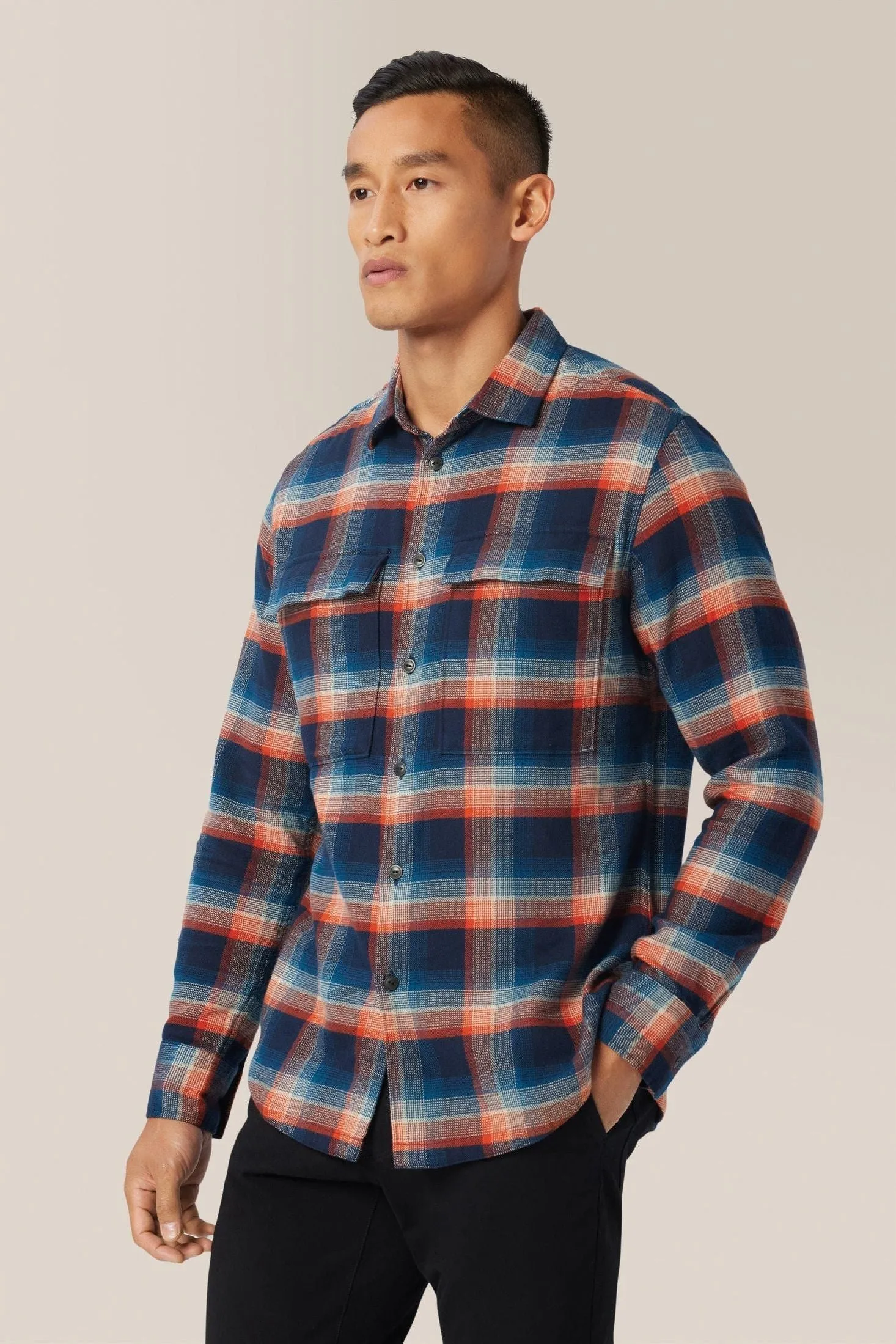 Stadium Shirt Jacket | Responsible Cotton Flannel