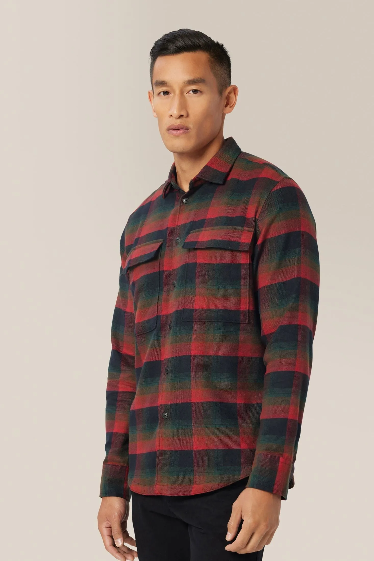 Stadium Shirt Jacket | Responsible Cotton Flannel