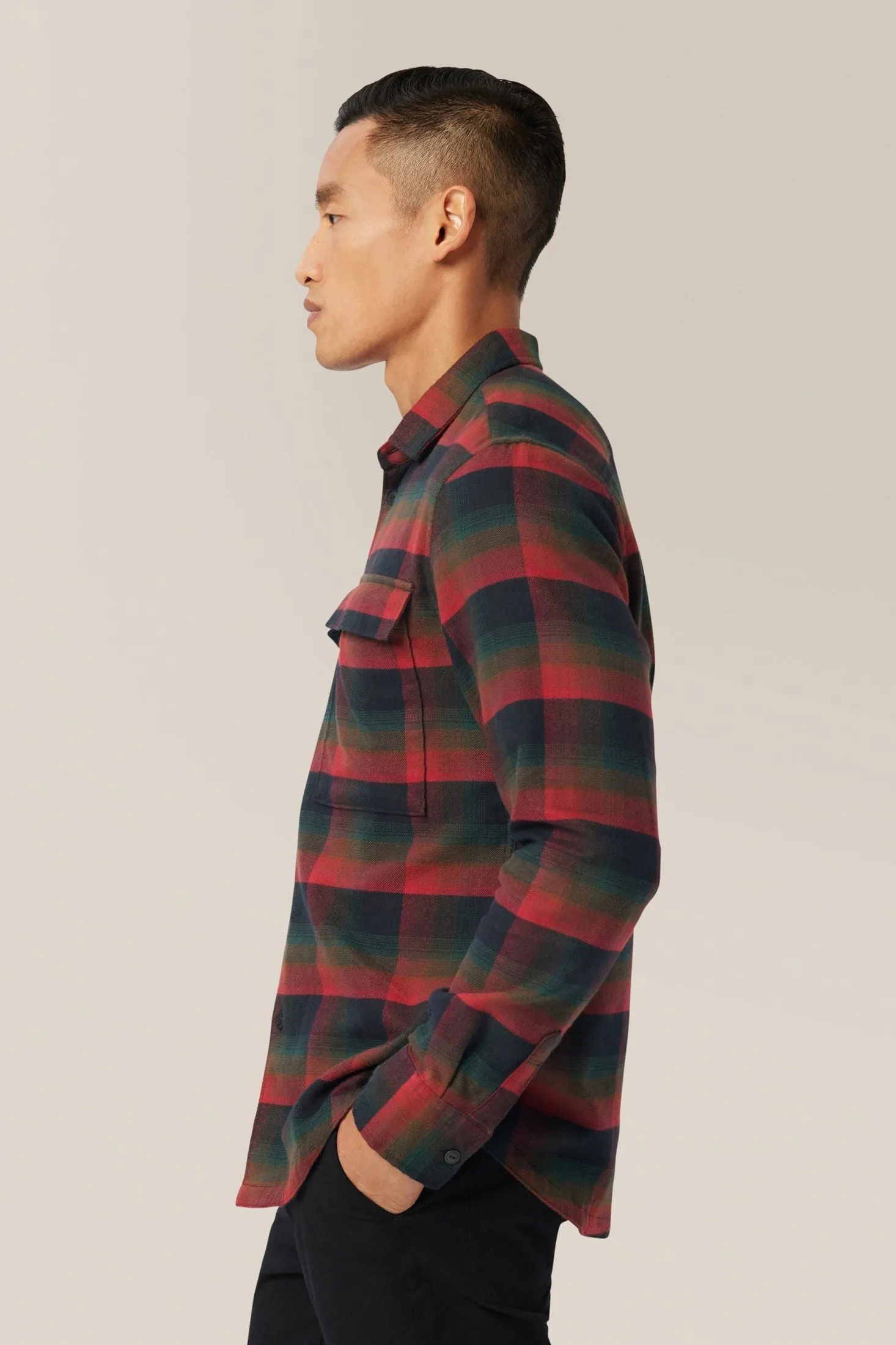 Stadium Shirt Jacket | Responsible Cotton Flannel