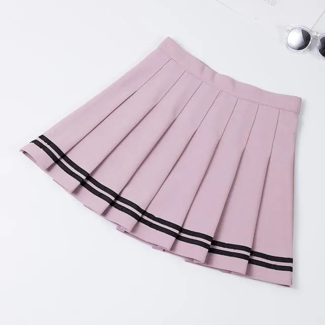 Striped Tennis Skirt