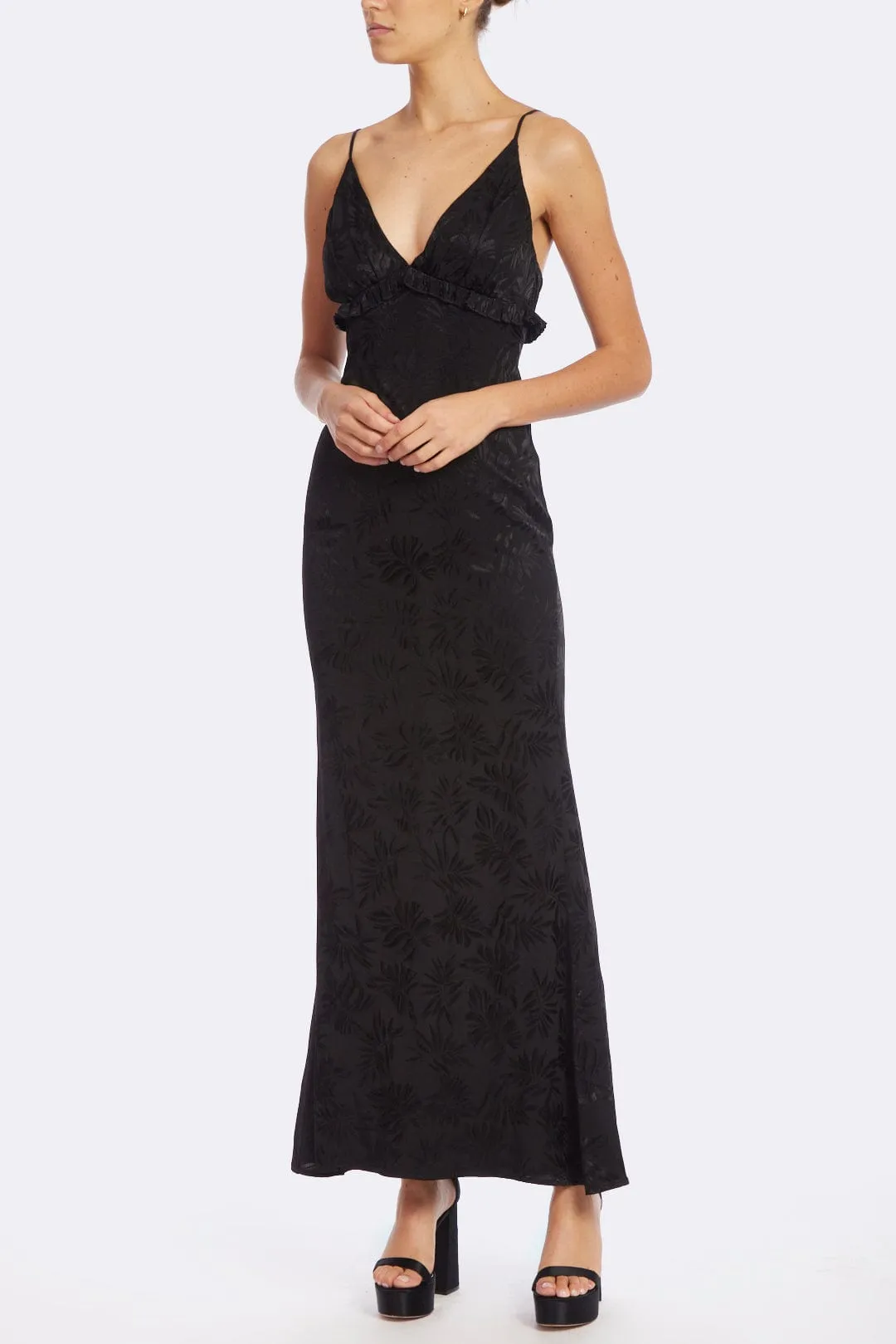 The Isabelle V-Neck Slip Gown