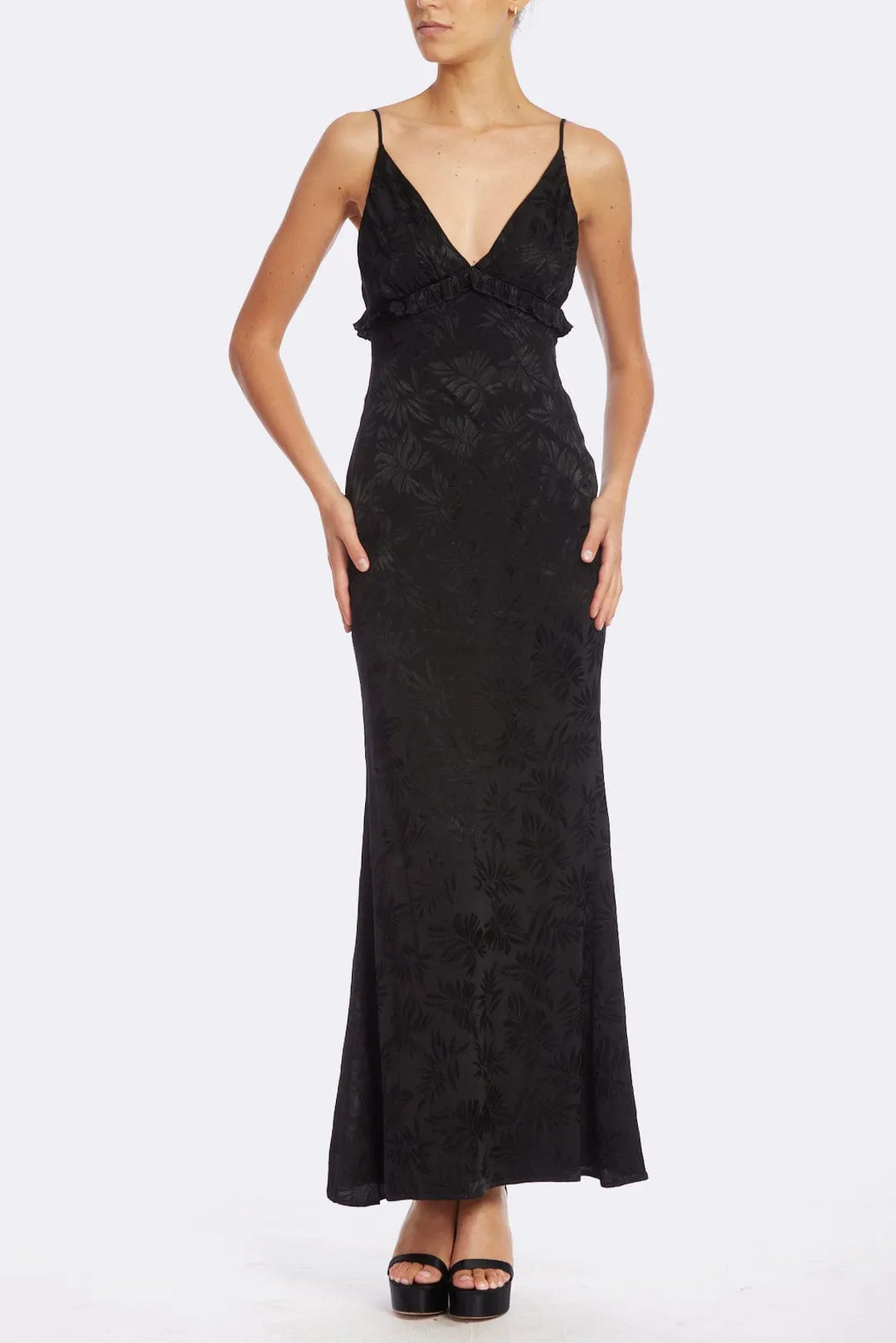 The Isabelle V-Neck Slip Gown