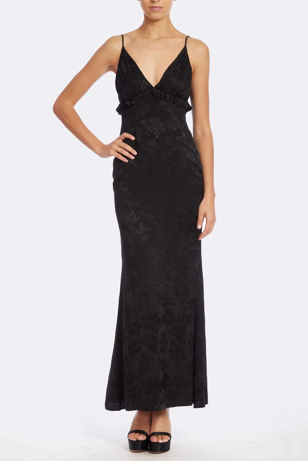 The Isabelle V-Neck Slip Gown