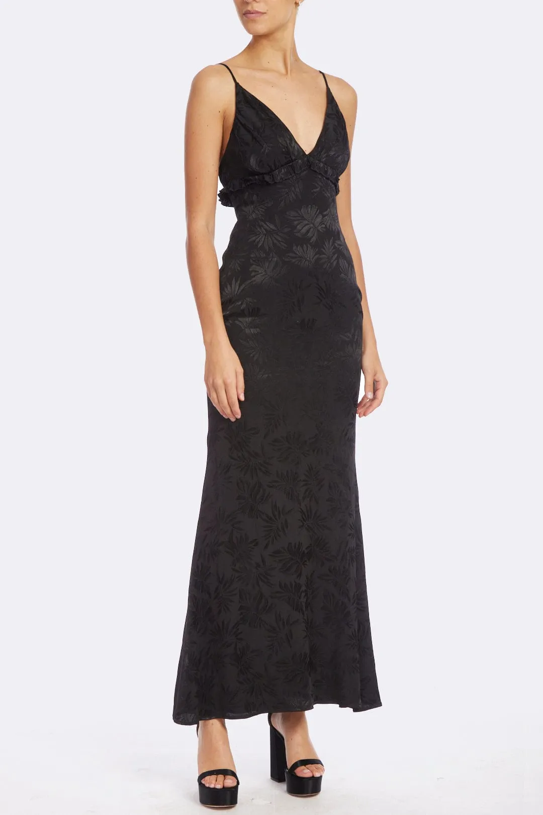 The Isabelle V-Neck Slip Gown