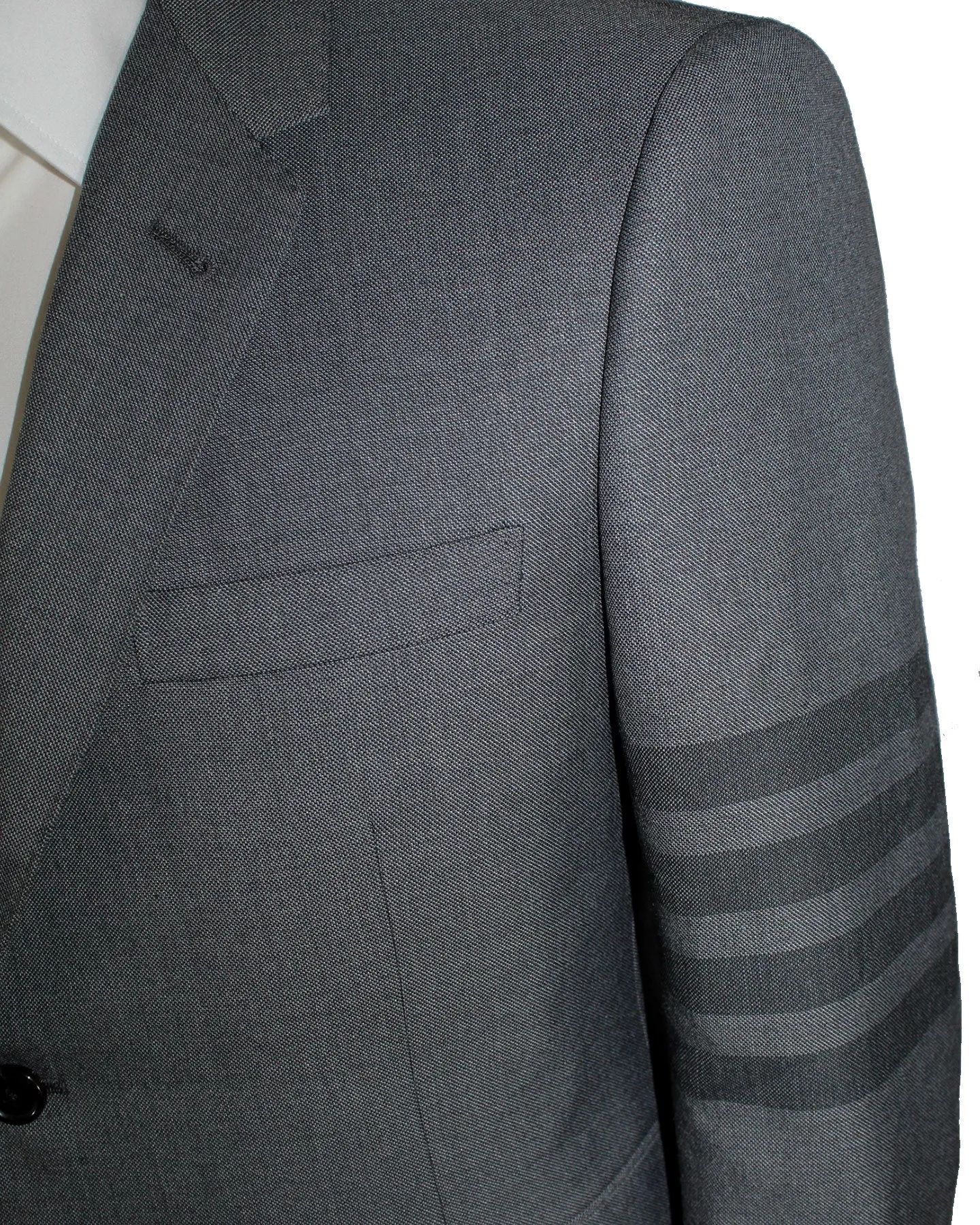 Thom Browne Sport Coat Medium Gray 4 Bar Design EU 50 / US 40 SALE