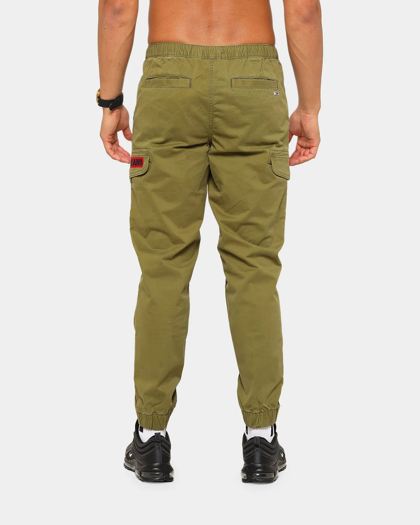 Tommy Jeans Men's TJM Tapered Cuffed Cargo Uniform Olive