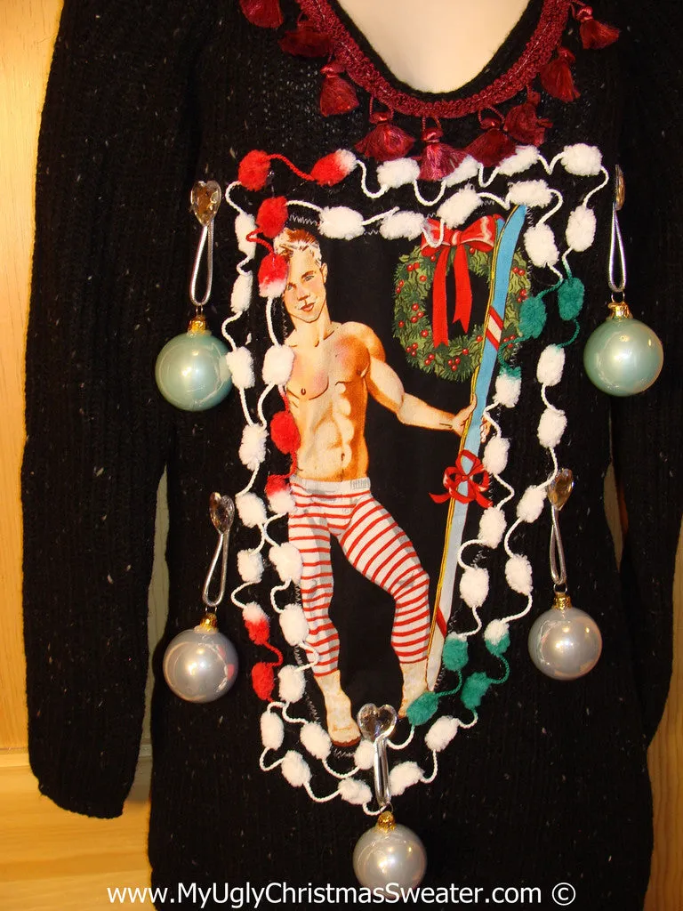 Ugly Christmas Sweater Party Tacky Dress (d103)