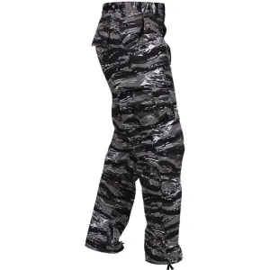 Urban Tiger Stripe Camouflage - Military BDU Pants - Polyester Cotton Twill