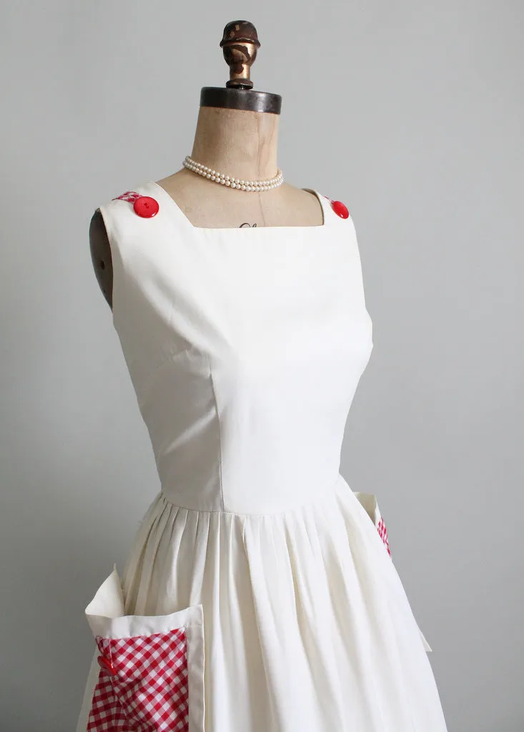 Vintage 1950s Picnic Sundress