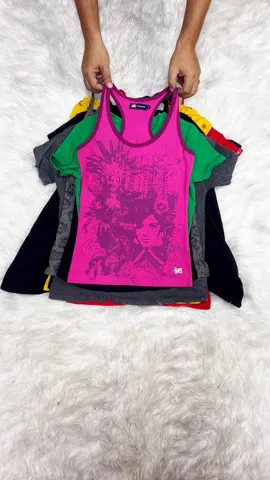 Y2K Pop Culture Toght Baby Tees Ft. GUESS & Morgan - 14 Pieces ( BC-10-52 )