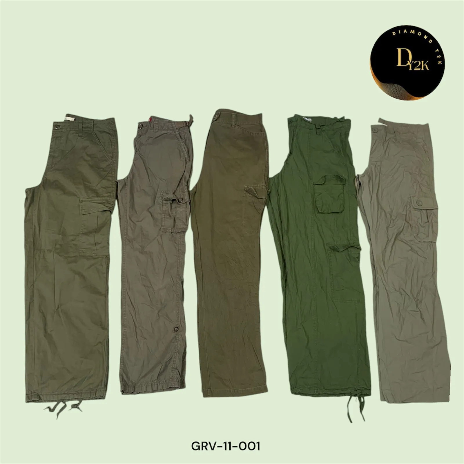 Y2K Style Cargo Pants - Ultimate Throwback Look (GRV-11-001)